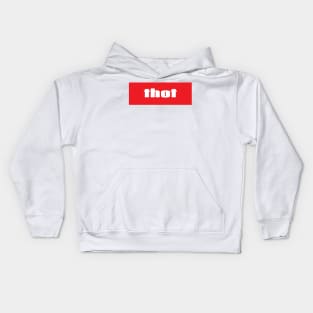 Thot Words Millennials Use Kids Hoodie